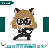Super Heroes Embroidery Pack - 7 Designs in 6 Different Sizes - FineryEmbroidery